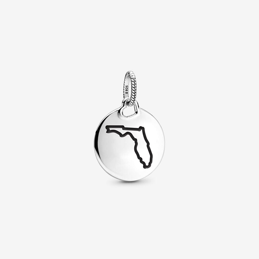 Florida Round Dangle Charm image number 0